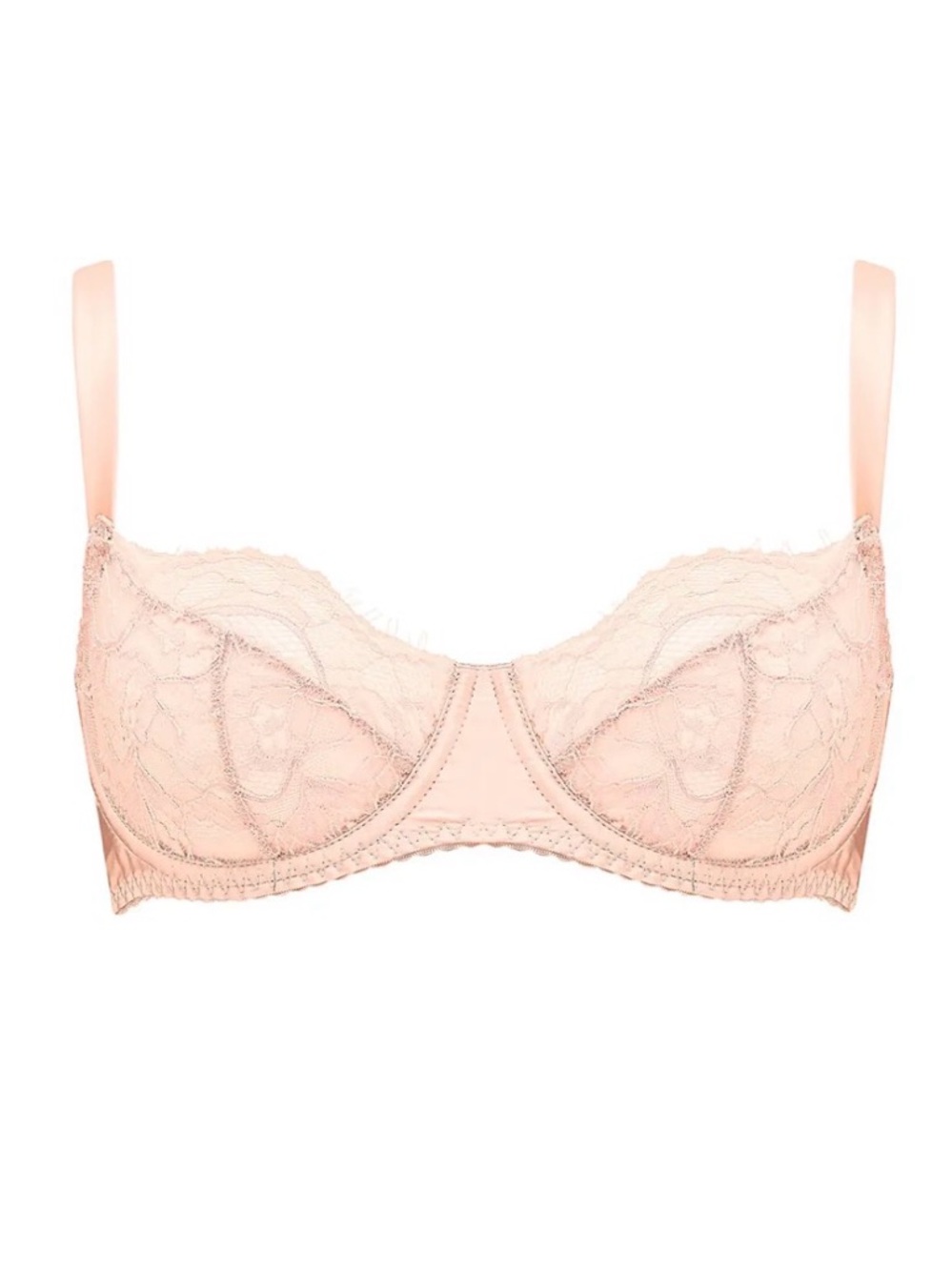 Lace Underwire Bra in Blush 38B
